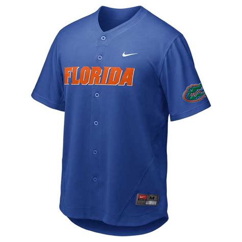 nike men's florida gators blue dri-fit replica baseball jersey|florida gators jersey.